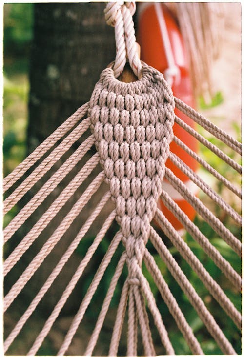 Close-up of the Ropes of a Hammock