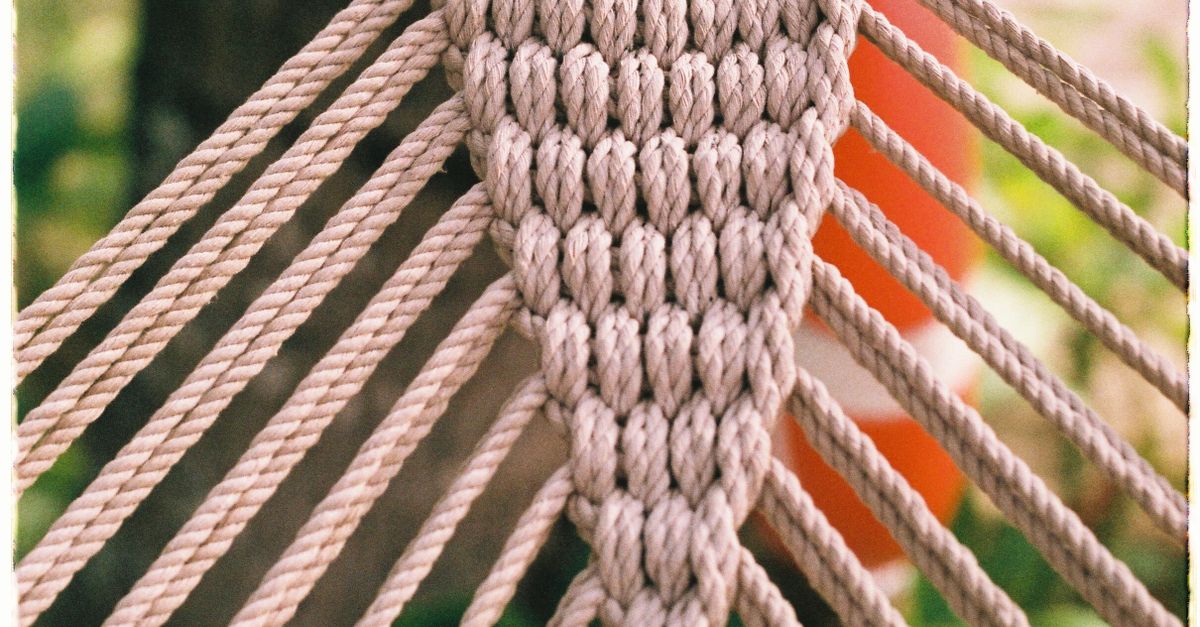 Custom Hamock Rope Close-up of the Ropes of a Hammock · Free Stock Photo