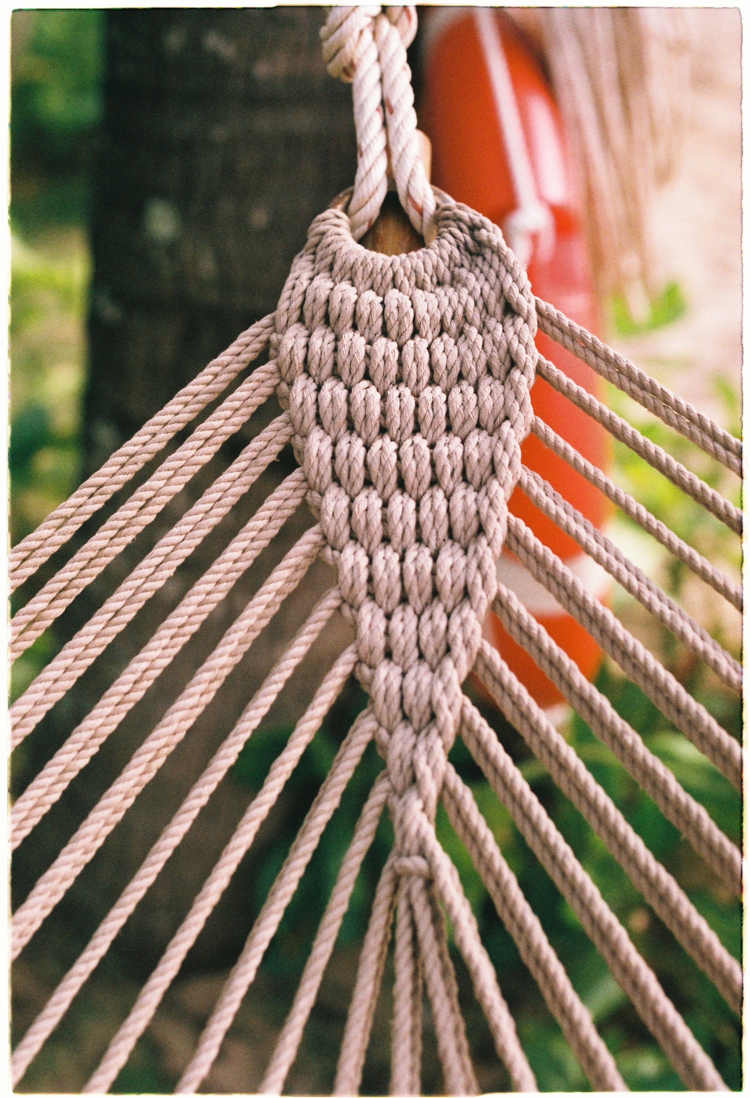 Close-up of the Ropes of a Hammock · Free Stock Photo