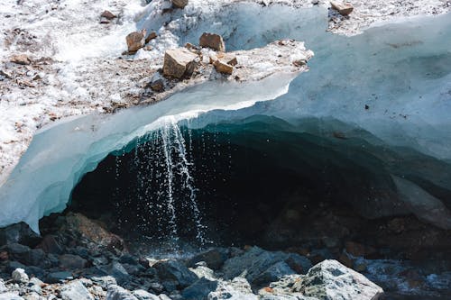 Kostnadsfri bild av flödande vatten, fryst, is