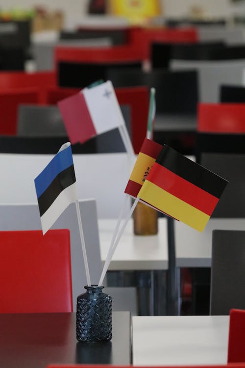 Miniature Flags of Different Countries