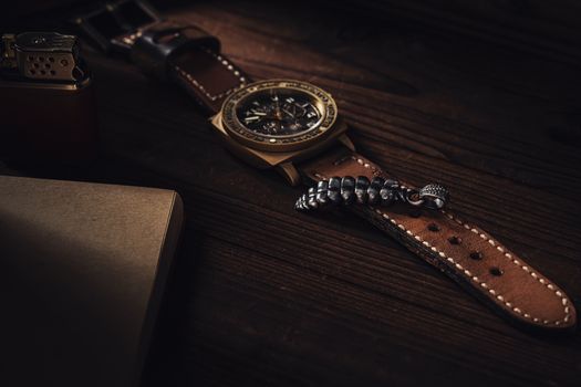 Wristwatch, Pendant and Lighter