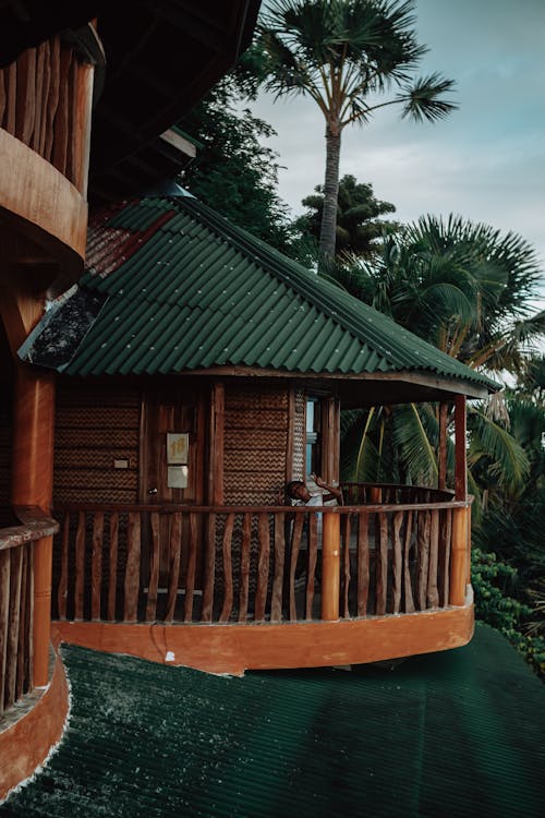 Exterior of a Wooden Bungalow