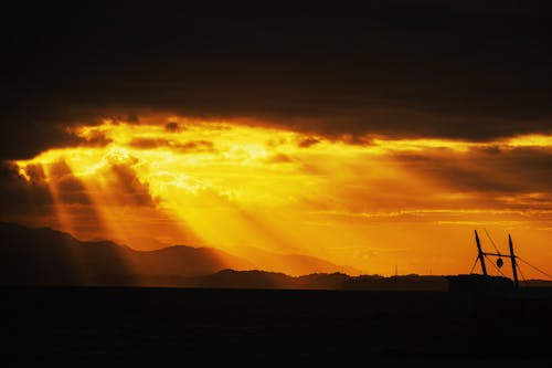 免费 多雲的, 天氣, 日落 的 免费素材图片 素材图片