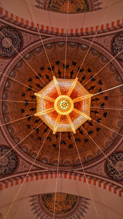 Photo from the Inside the Suleymaniye Mosque in Istanbul, Turkey