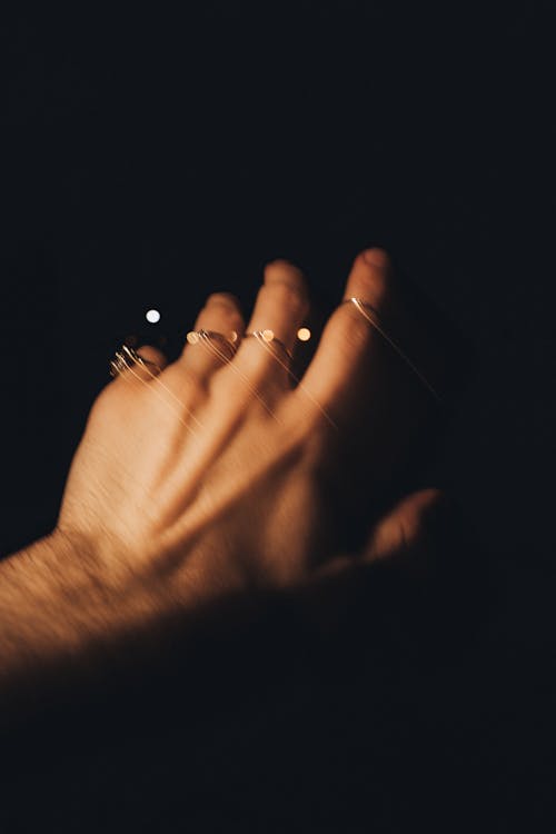 Close up of Hand with Rings