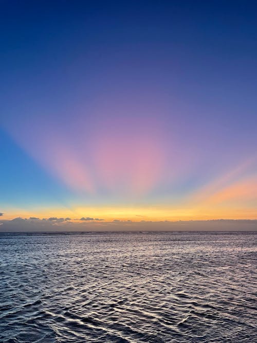 Sunset Sky over the Sea 