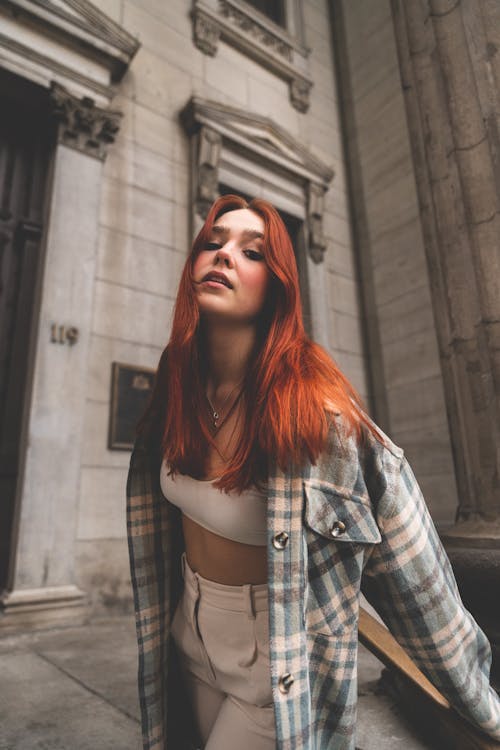 Portrait of Redhead Woman