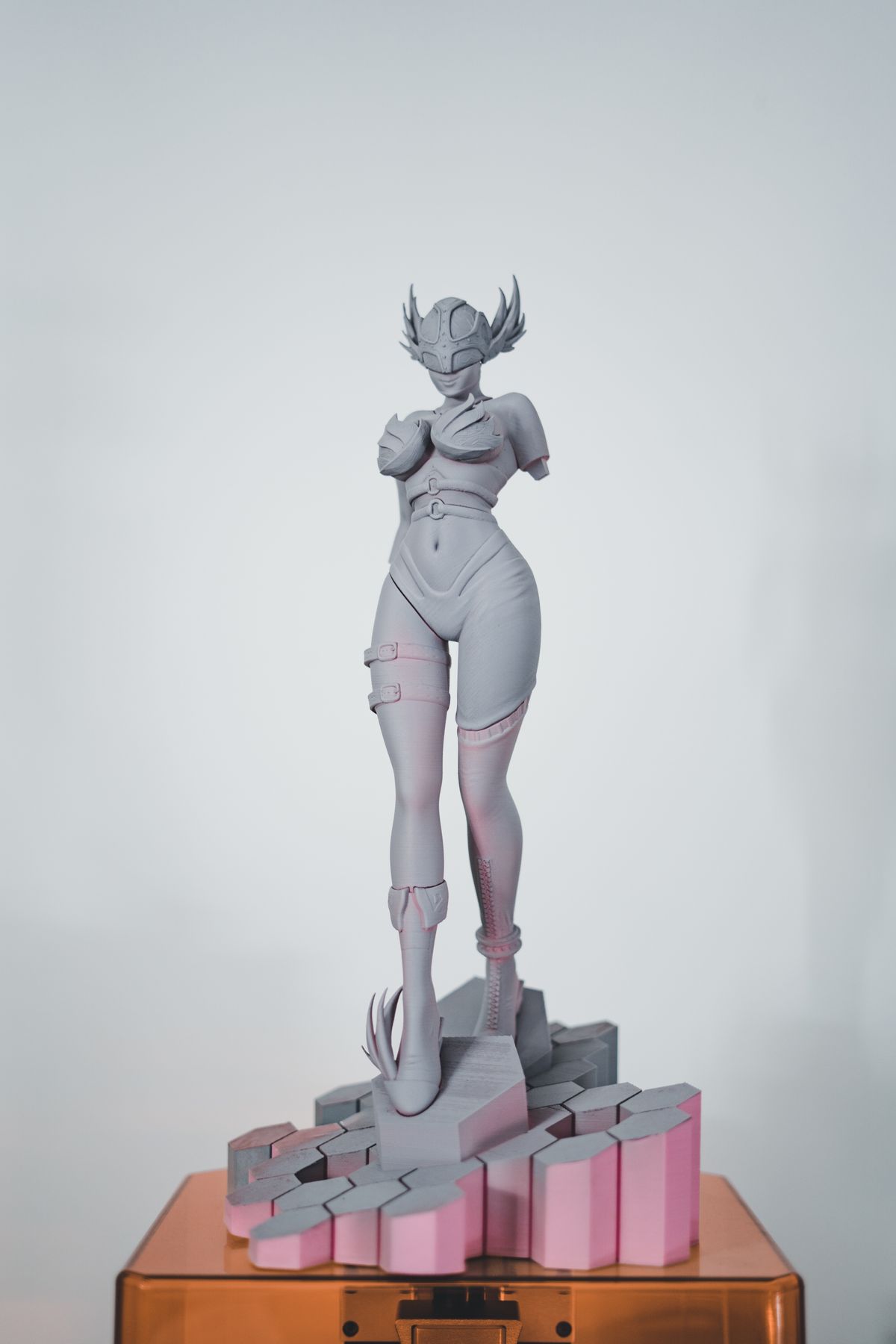 High detail resin 3D geprinte miniatuur figuur