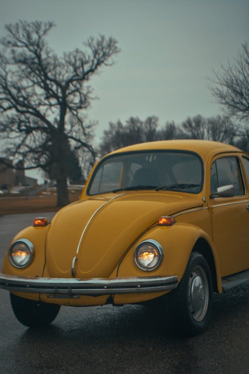 Yellow Volkswagen Beetle