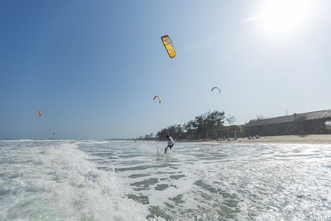 Kitesurfers