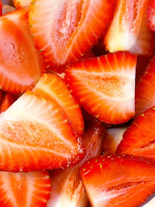 Gratis stockfoto met aardbeien, achtergrond, eten