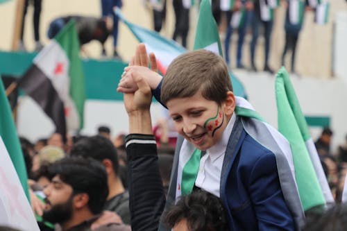 Foto d'estoc gratuïta de acte electoral, bandera siriana, celebració