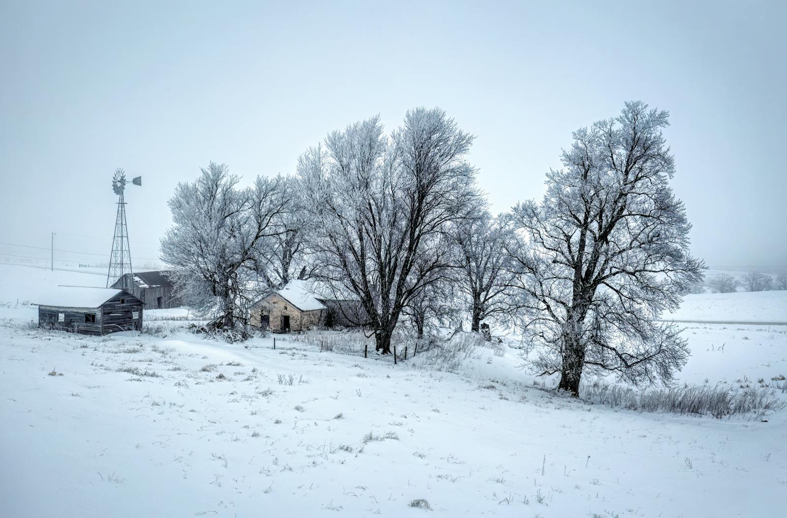 Wind Farm In The Snow Photos, Download The BEST Free Wind Farm In The ...