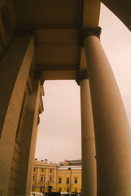 Neoclassical Building with Columns