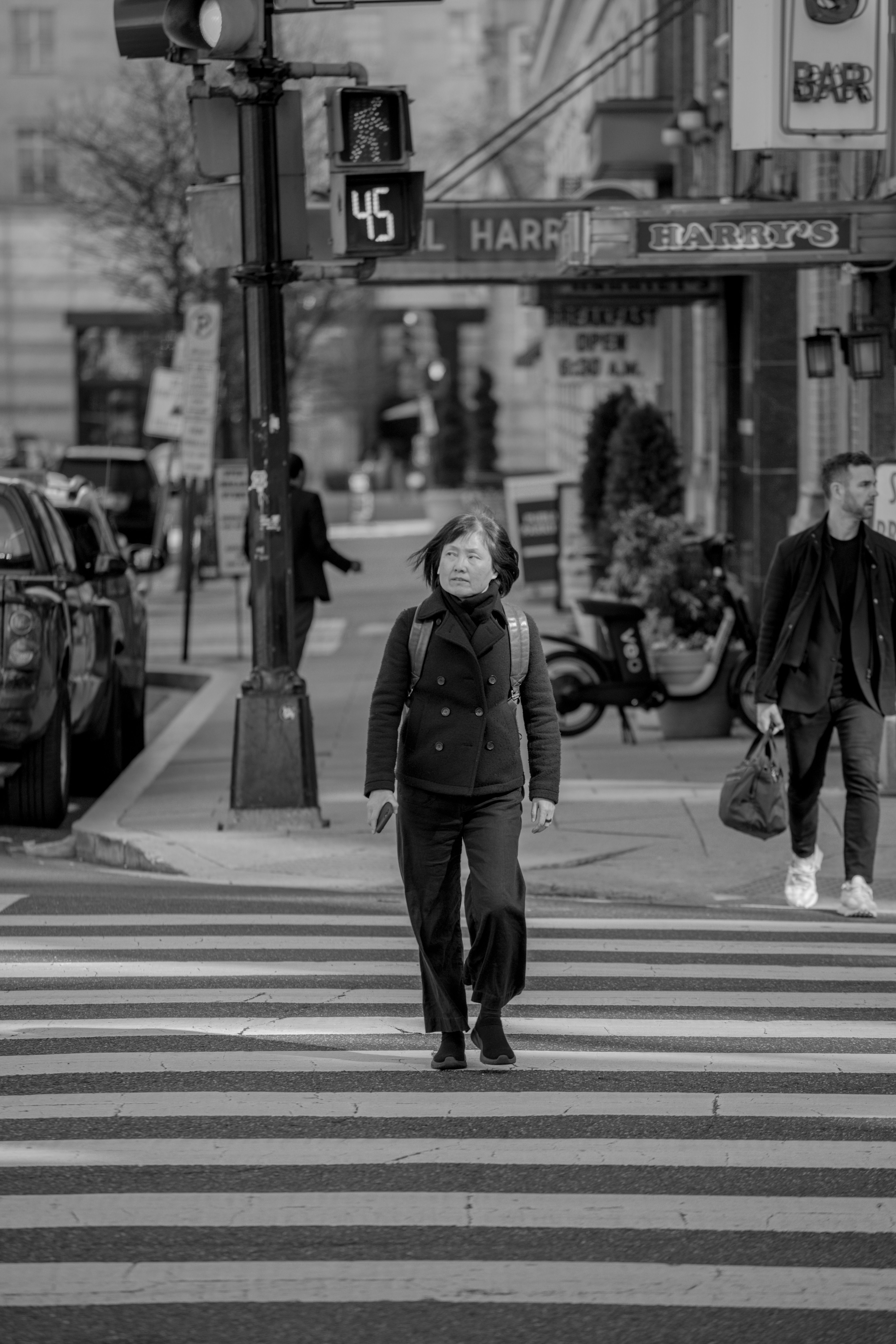 Stylish Woman Walking City Street · Free Stock Photo