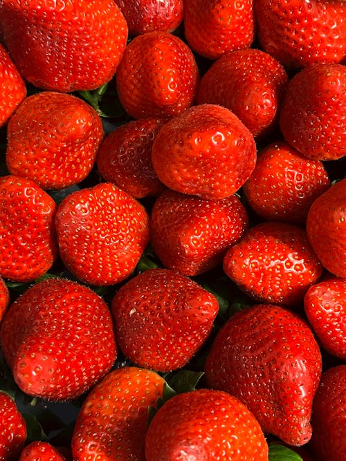 Gratis stockfoto met aardbeien, achtergrond, display