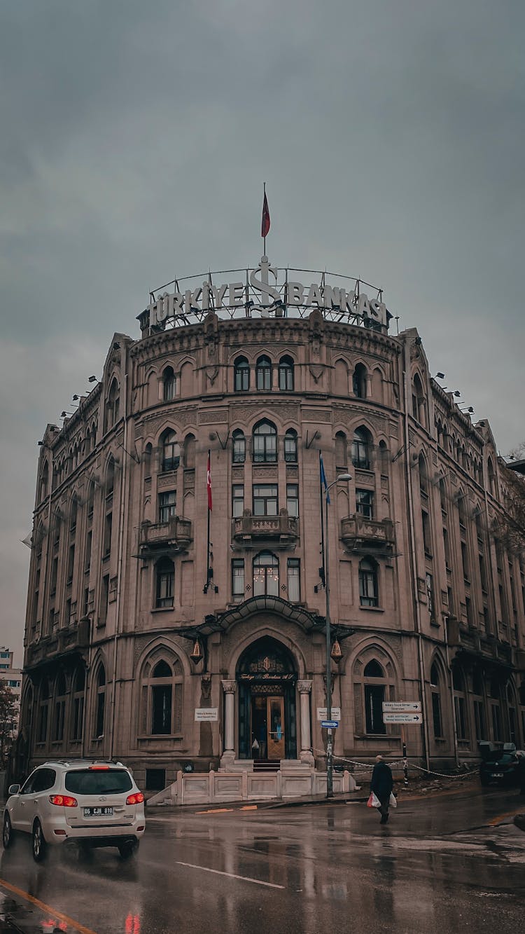 Building Of Is Bank In Ankara