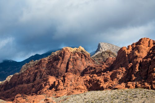 View of the Rock Formations in the Red Rock Canyon, Las Vegas, Nevada, USA
