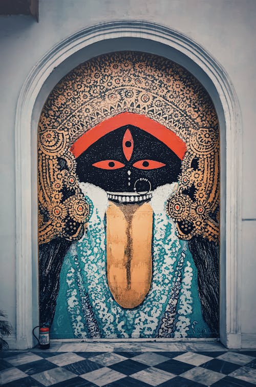 Foto stok gratis agama, dewi hindu, dinding