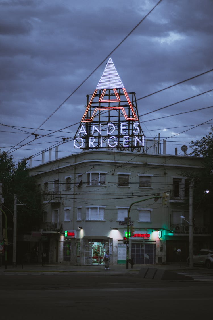 Building With Andes Origen Neon Sign