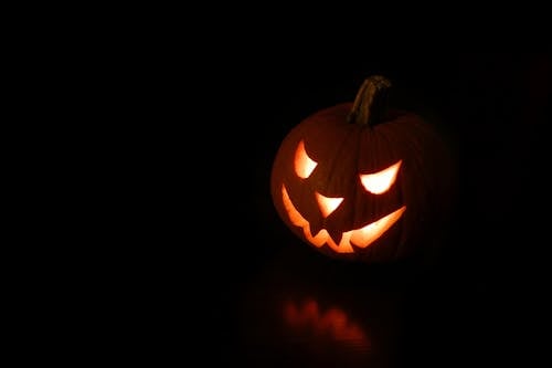 Close-Up Photo Of Jack-o'-lantern