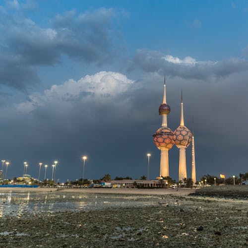 Free stock photo of kuwait city, kuwait tower