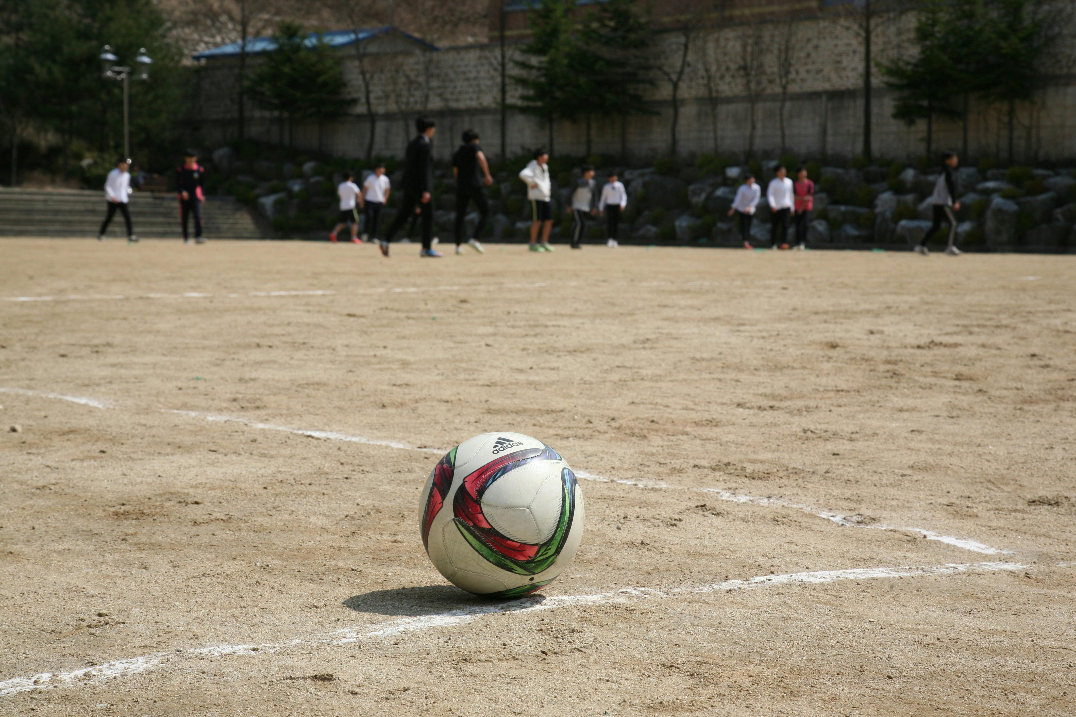 Group of People on Soccer Field · Free Stock Photo