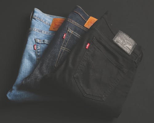 Free Photo of Three Jeans Stock Photo