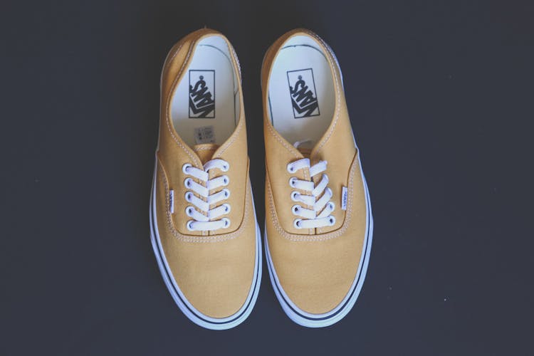 Photo Of Pair Of Vans Sneakers