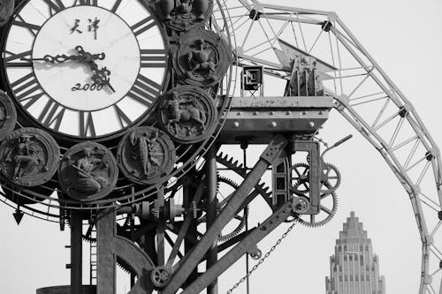 Free Close-up of the Century Clock Tianjin, China Stock Photo