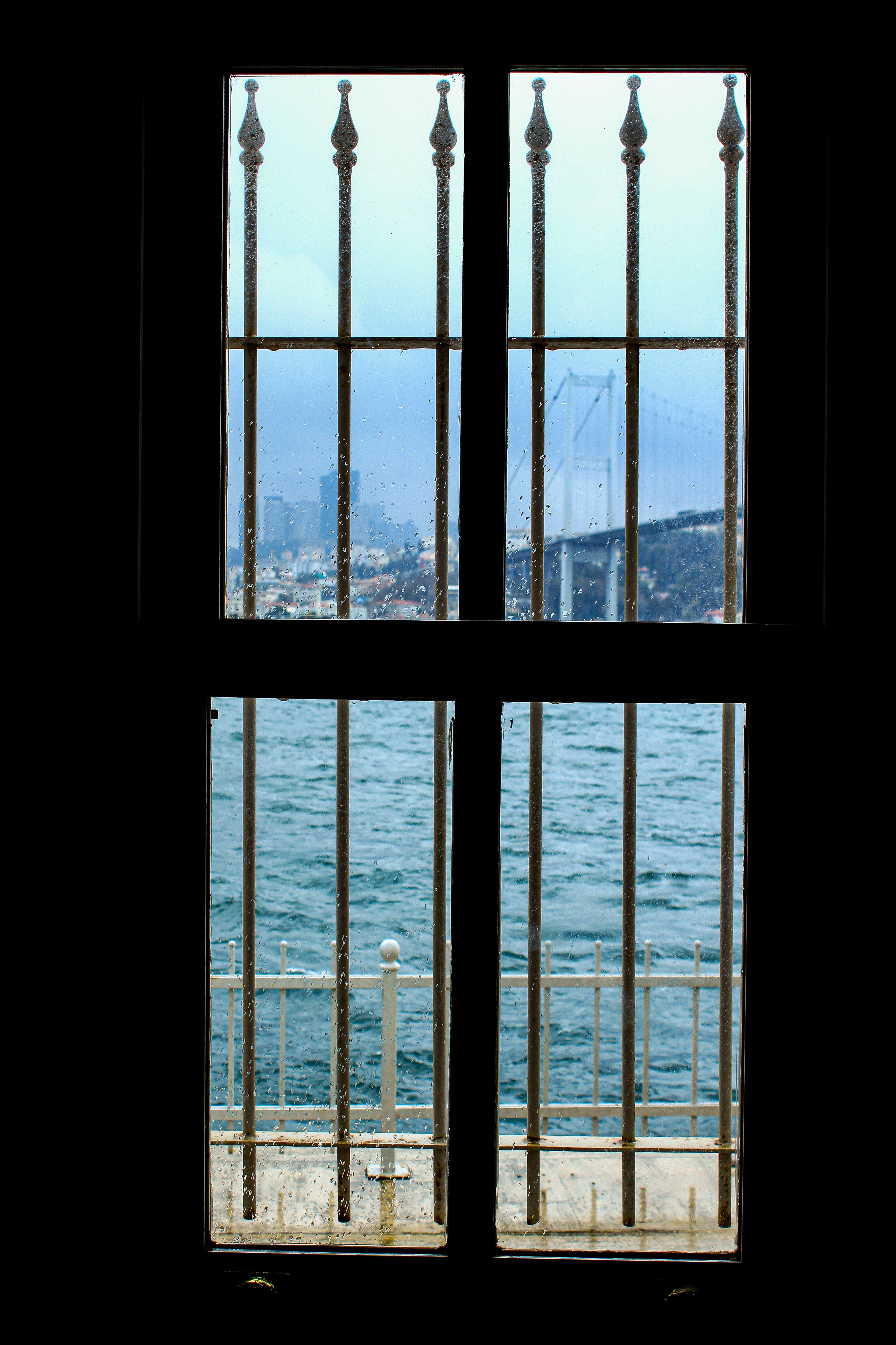 Bars on Windows on Shore in Istanbul · Free Stock Photo
