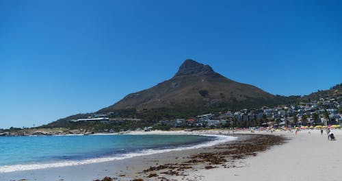 beyaz kum, Cape Town, dağ içeren Ücretsiz stok fotoğraf