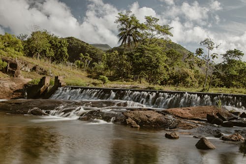Бесплатное стоковое фото с водопад, гора, джунгли