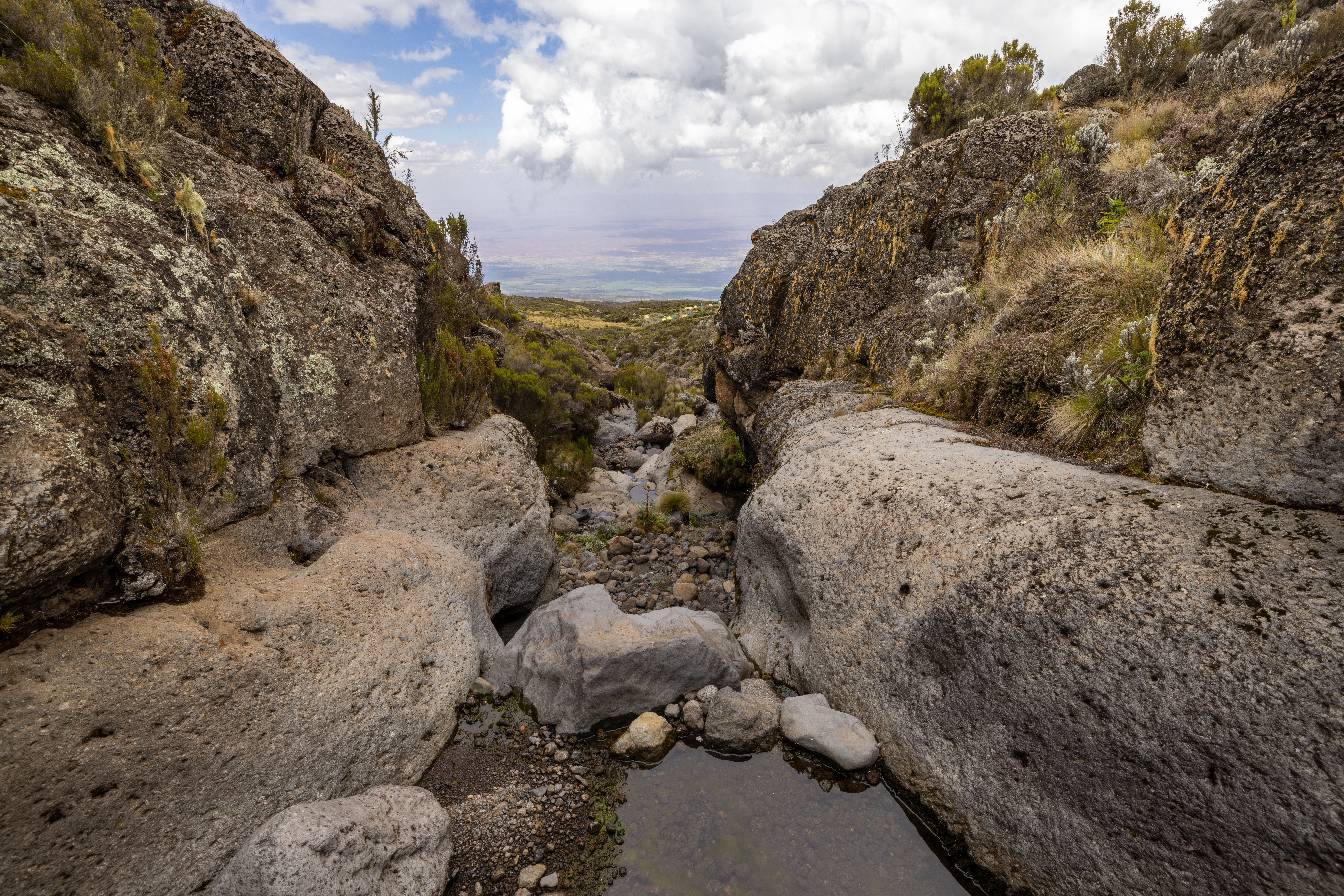 Stunning view of the Great Rift Valley escarpment near Mto wa Mbu