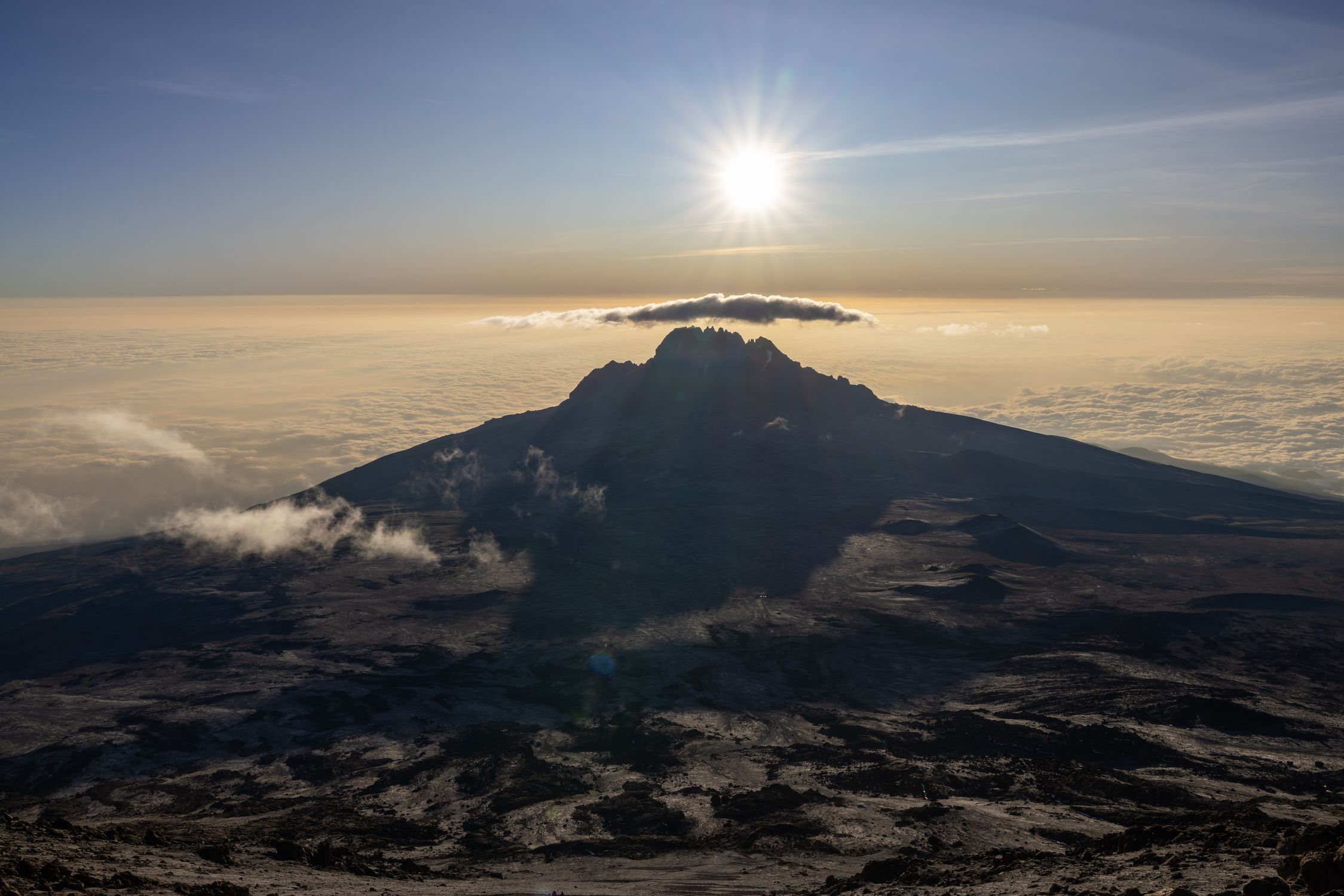 Aerial Photo Of Mount Kilimanjaro Free Stock Photo Aerial Photo Of Mount Kilimanjaro Free Stock Photo