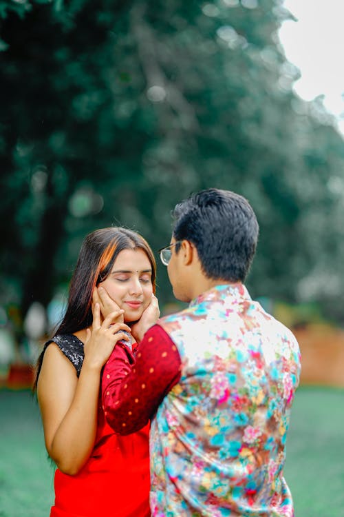 A Young Couple at the Park