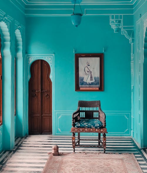 Interior of City Palace in Udaipur 