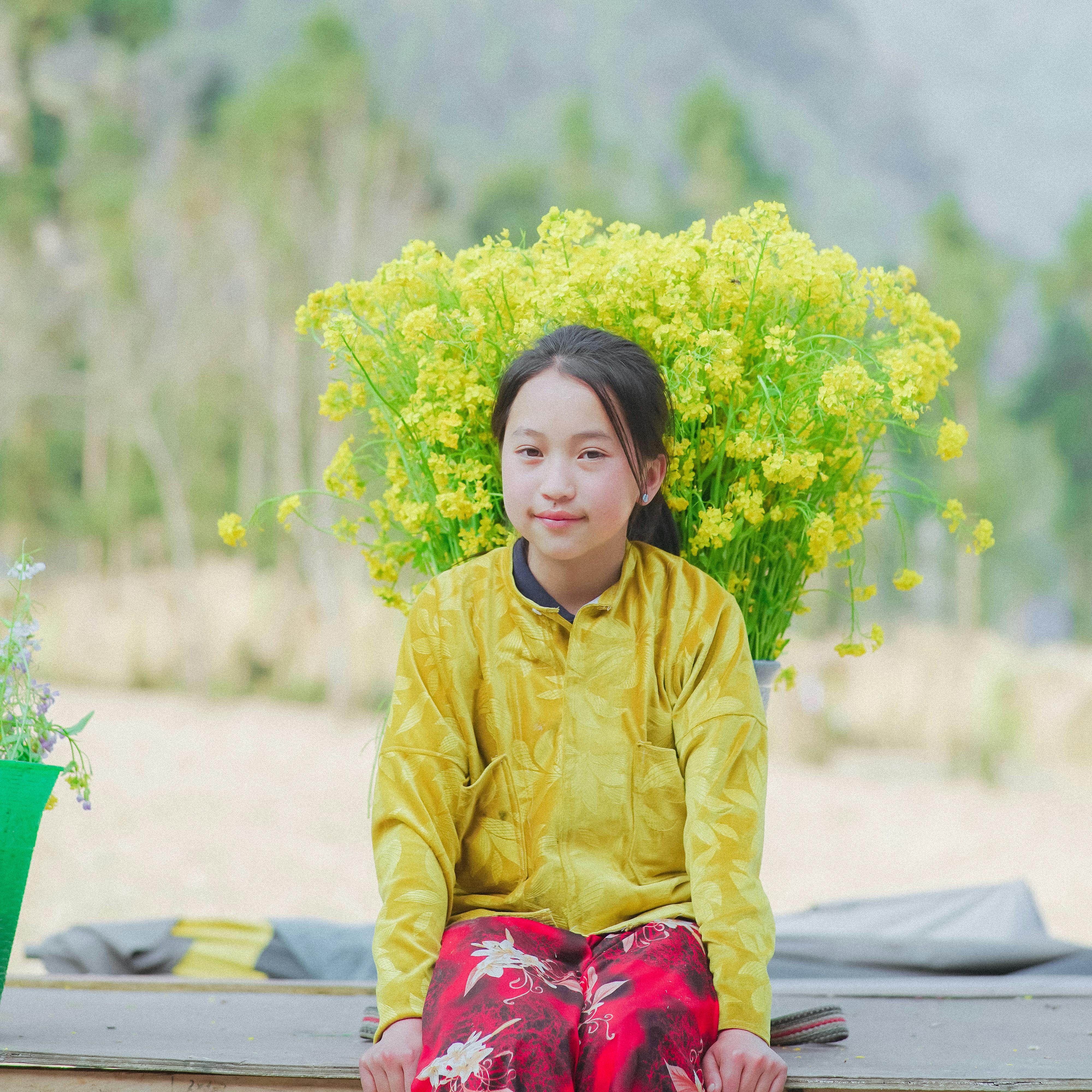 Girl in Yellow Jacket · Free Stock Photo