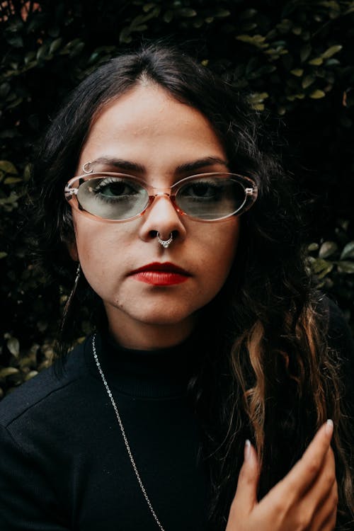 Woman with Nose Piercing