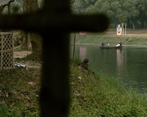 Free stock photo of boat, river side