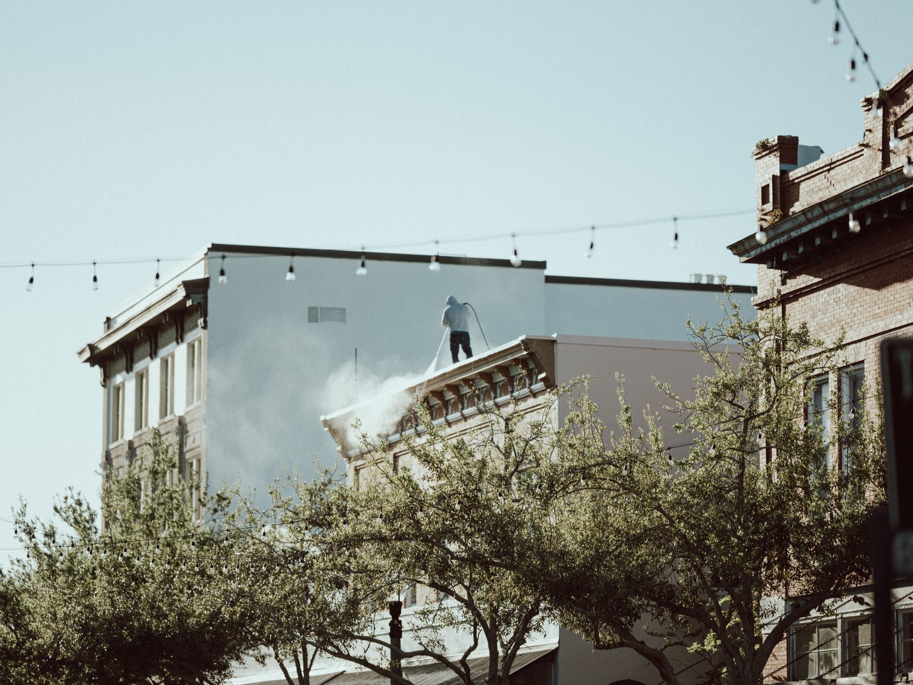 Commercial Decorating in Crews Hill — surfaces prepped and cut in by hand