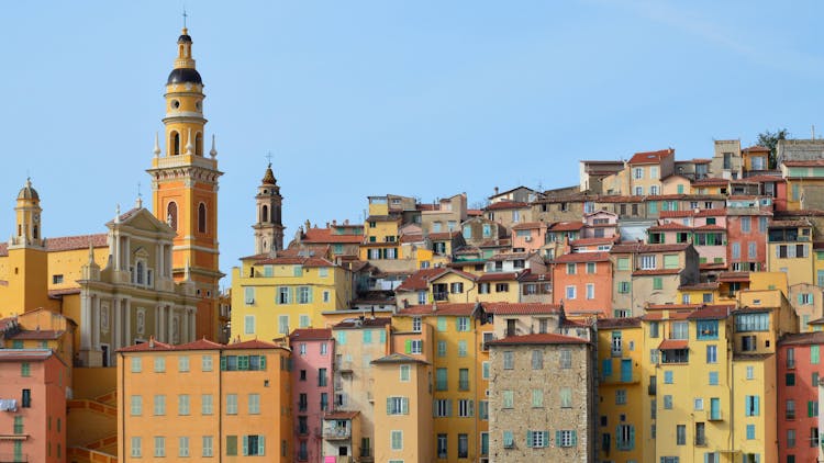 A Townscape With A Church Tower