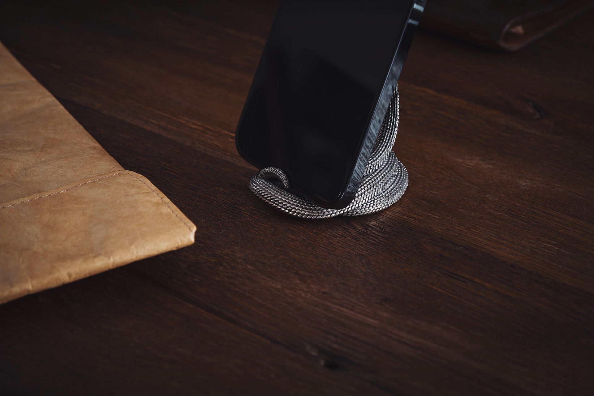 Phone in a Holder