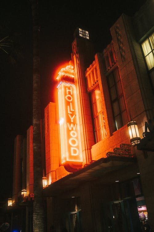 Foto profissional grátis de construção, hollywood, iluminado