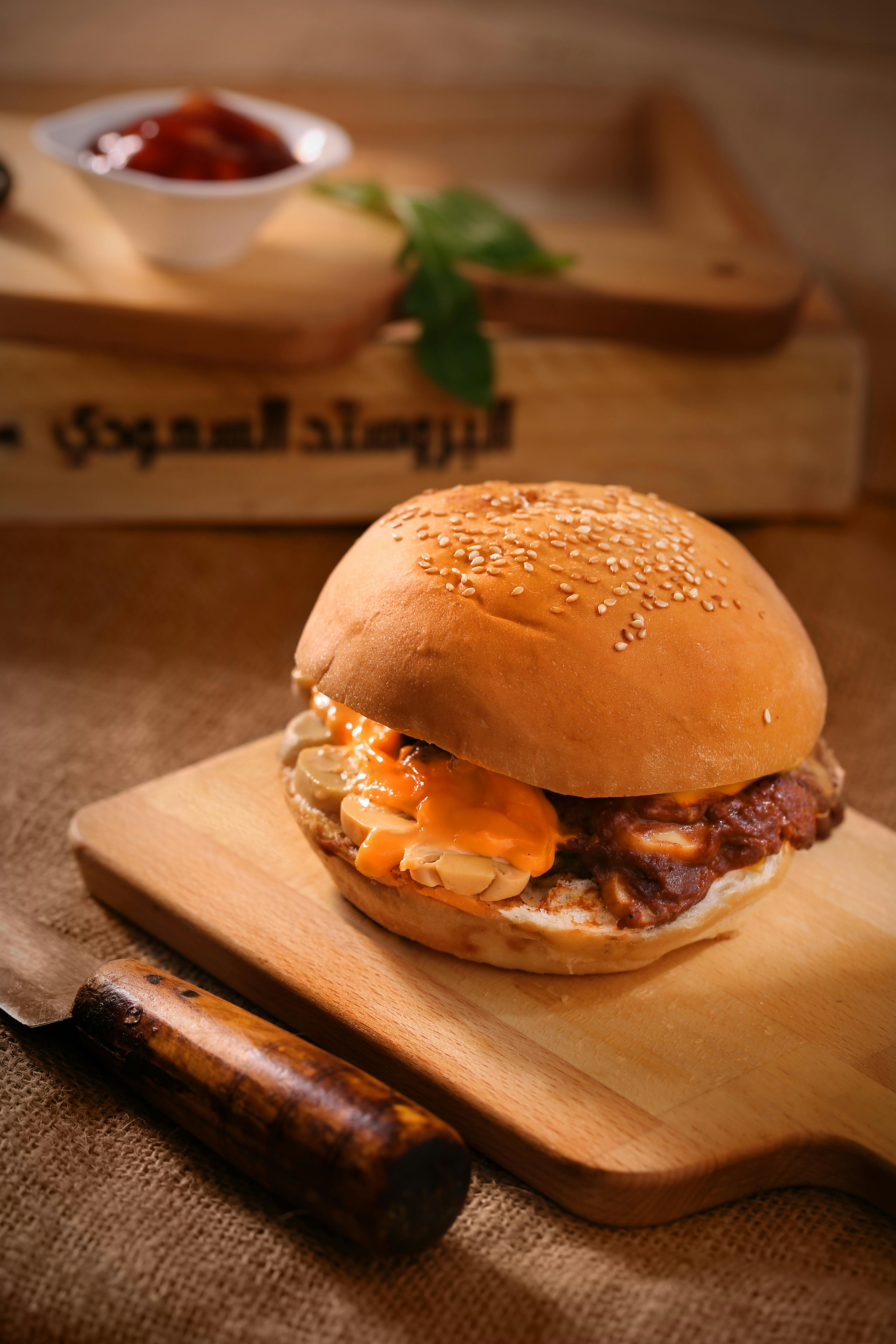 Free stock photo of burger, food, sandwich