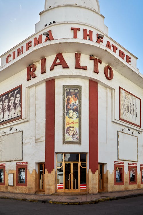 Facade of the Cinema Rialto in Casablanca, Morocco