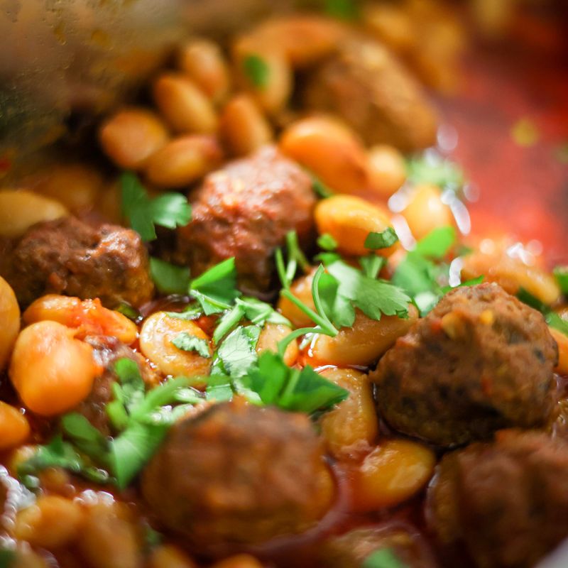 Beef and Bean Meatballs
