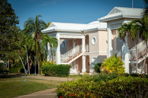 Facade of One of the Buildings in the Fiesta Americana Hotel in Cuba 