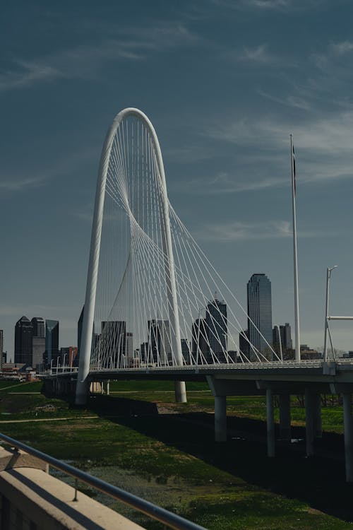 Margaret Hunt Hill Bridge in Dallas, Texas, United States